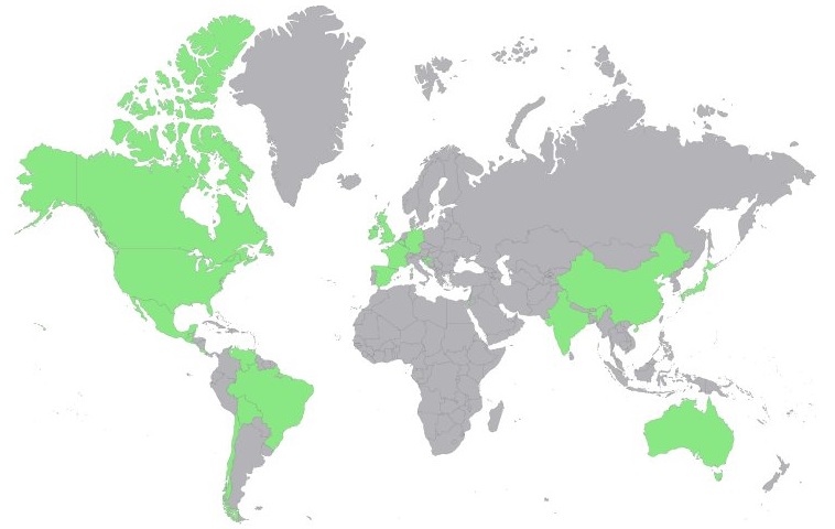 Where Our Products Go - New Territories